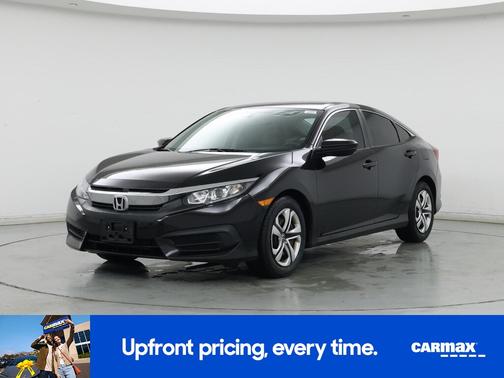 Black 2018 Honda Civic LX