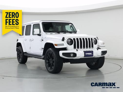 White 2021 Jeep Wrangler Unlimited Sahara High Altitude