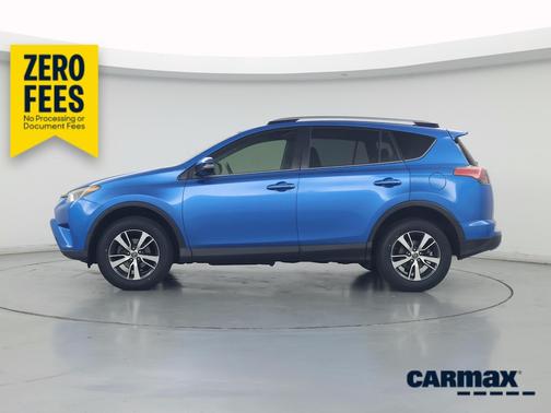 Blue 2018 Toyota RAV4 XLE