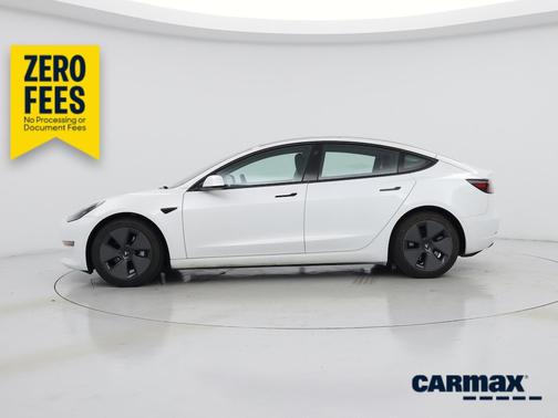 White 2023 Tesla Model 3 Long Range