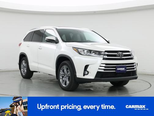 White 2019 Toyota Highlander Limited Platinum