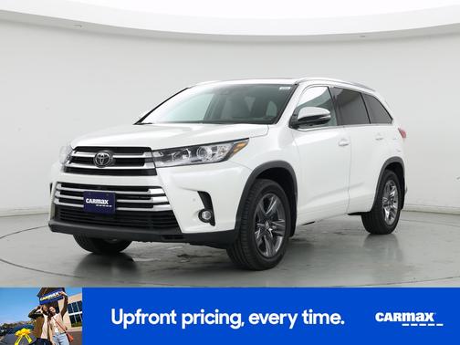 White 2019 Toyota Highlander Limited Platinum