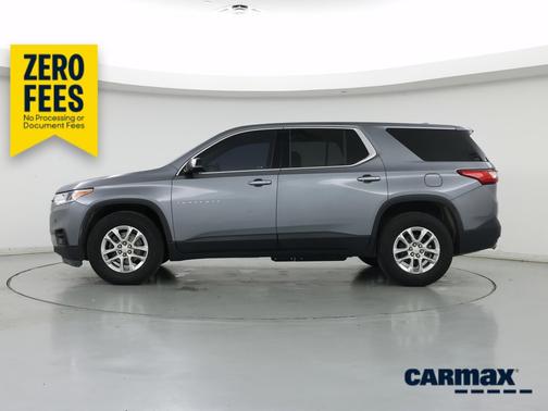 Silver 2020 Chevrolet Traverse LS