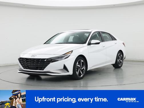 White 2023 Hyundai ELANTRA HEV Limited