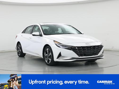 White 2023 Hyundai ELANTRA HEV Limited