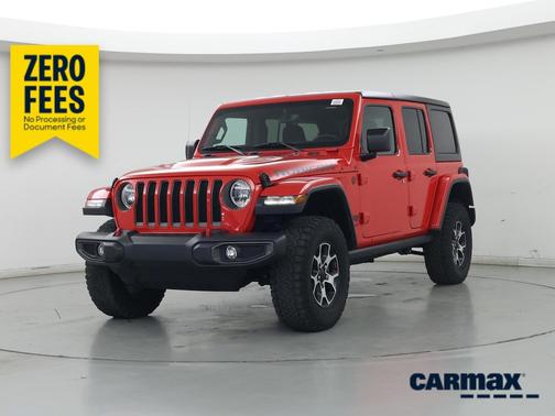 Red 2022 Jeep Wrangler Unlimited Rubicon