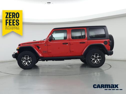 Red 2022 Jeep Wrangler Unlimited Rubicon