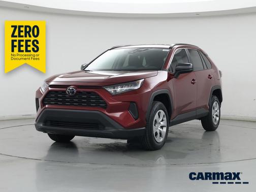 Red 2020 Toyota RAV4 LE