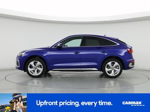 Blue 2022 Audi Q5 Sportback S-Line Premium Plus