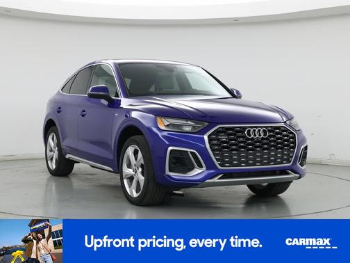 Blue 2022 Audi Q5 Sportback S-Line Premium Plus