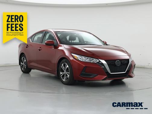 Red 2022 Nissan Sentra SV
