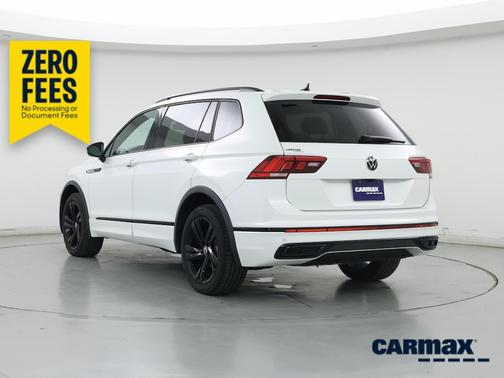 White 2023 Volkswagen Tiguan SE R-Line Black
