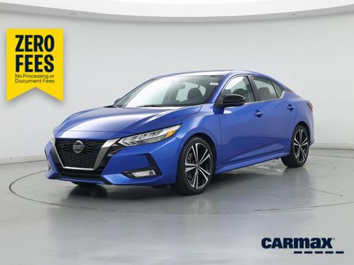 Blue 2022 Nissan Sentra SR