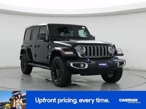 Black 2024 Jeep Wrangler 4xe Sahara
