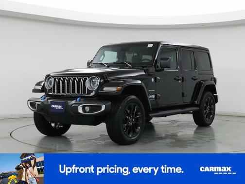 Black 2024 Jeep Wrangler 4xe Sahara