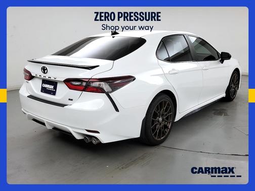 White 2023 Toyota Camry SE Night Shade