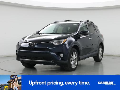 Blue 2017 Toyota RAV4 Limited