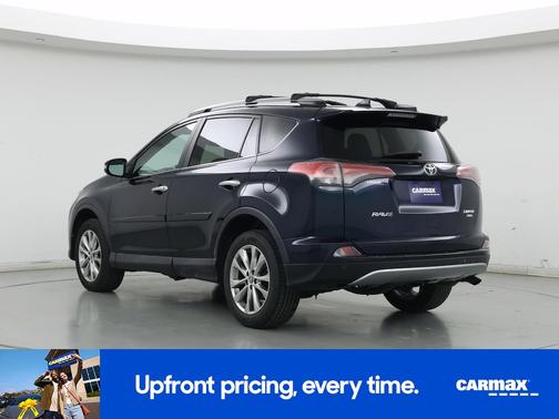 Blue 2017 Toyota RAV4 Limited