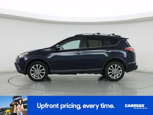 Blue 2017 Toyota RAV4 Limited