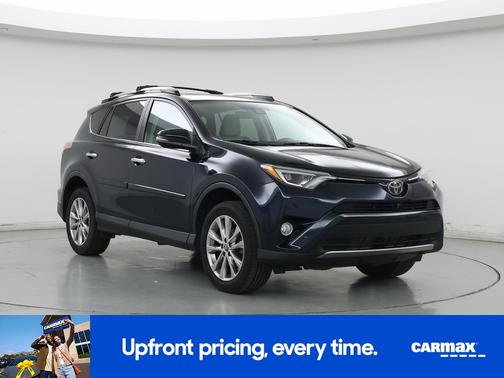 Blue 2017 Toyota RAV4 Limited