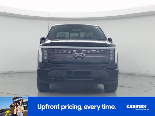 Black 2023 Ford F-150 Lightning Platinum
