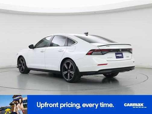 White 2023 Honda Accord Hybrid Sport
