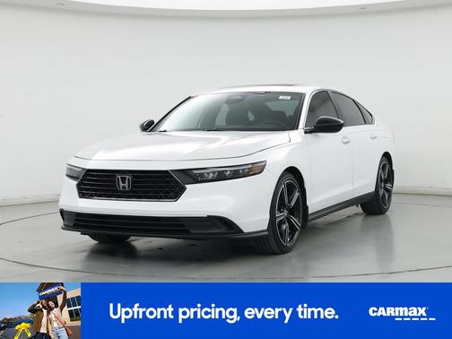 White 2023 Honda Accord Hybrid Sport