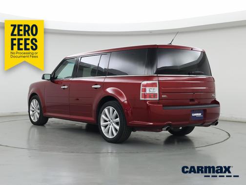 Red 2017 Ford Flex SEL