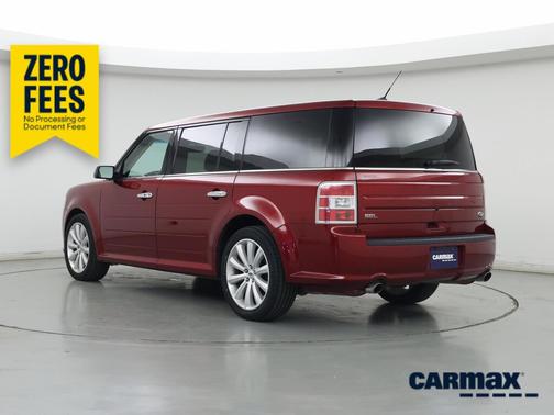 Red 2017 Ford Flex SEL