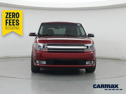 Red 2017 Ford Flex SEL