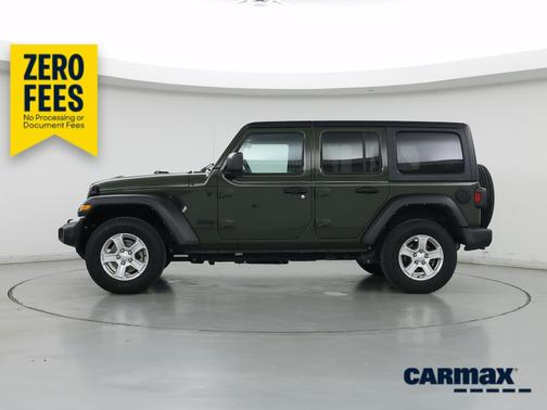 Green 2021 Jeep Wrangler Unlimited Sport S