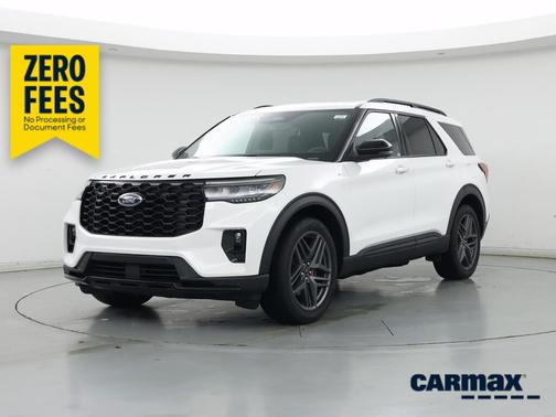 White 2025 Ford Explorer ST-Line