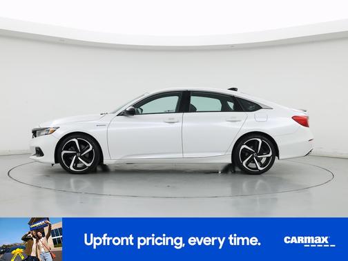 White 2022 Honda Accord Hybrid Sport