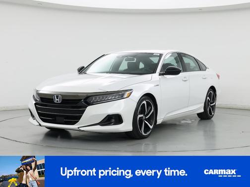 White 2022 Honda Accord Hybrid Sport