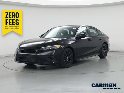 Black 2023 Honda Civic EX
