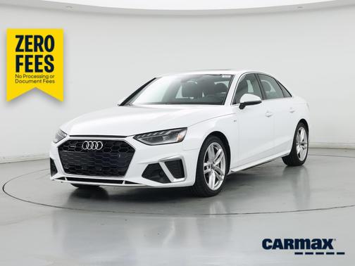 White 2023 Audi A4 S-Line Premium Plus