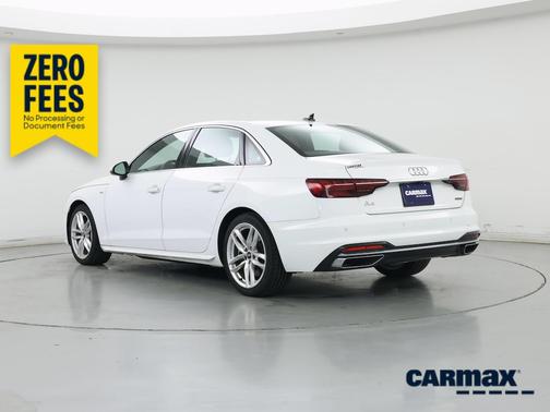 White 2023 Audi A4 S-Line Premium Plus