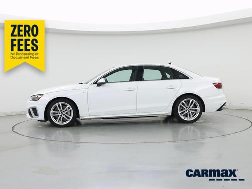 White 2023 Audi A4 S-Line Premium Plus