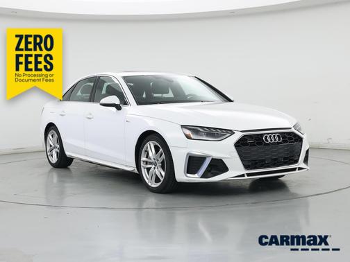 White 2023 Audi A4 S-Line Premium Plus