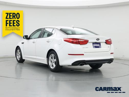 White 2015 Kia Optima LX