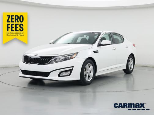 White 2015 Kia Optima LX