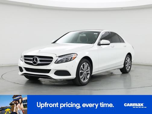 White 2015 Mercedes-Benz C-Class