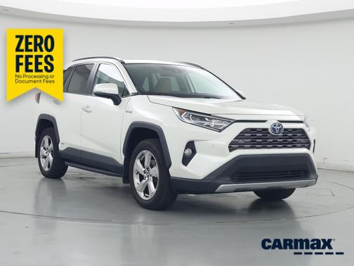 White 2021 Toyota RAV4 Hybrid Limited