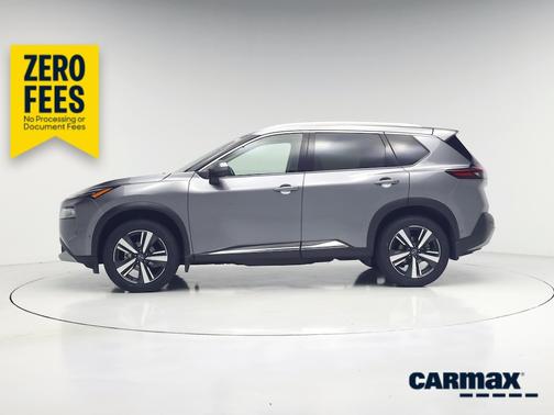 Gray 2023 Nissan Rogue Platinum