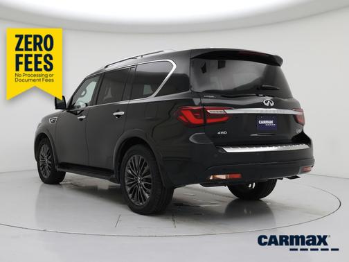 Black 2022 INFINITI QX80 Sensory