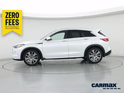 White 2023 INFINITI QX50 Sensory