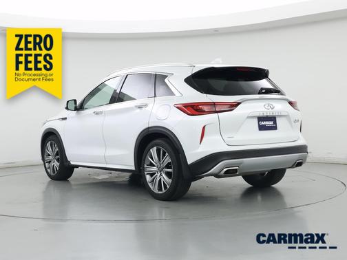 White 2023 INFINITI QX50 Sensory