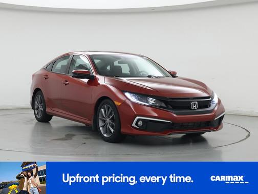 Red 2019 Honda Civic EX