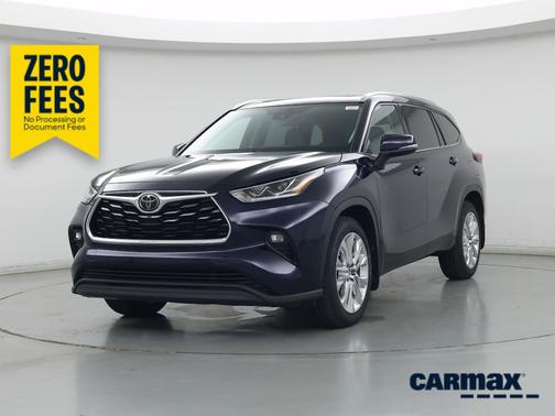 Blue 2020 Toyota Highlander Limited