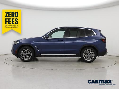 Blue 2022 BMW X3 sDrive30i